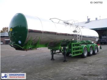 Tankauflieger Für die Beförderung von Lebensmittel Crane Fruehauf Food tank inox 30 m3 / 1 comp: das Bild 1