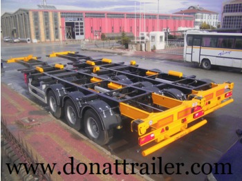 Container/ Wechselfahrgestell Auflieger DONAT Container Chassis Semitrailer: das Bild 1