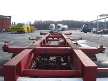 Container/ Wechselfahrgestell Auflieger Forss-Parator 20 fot semi containerhenger: das Bild 1
