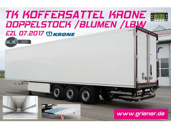 Krone SD 27/DOPPELSTOCK /BLUMEN LBW 2000 kg SLXi 300  - Kühlkoffer Auflieger: das Bild 1