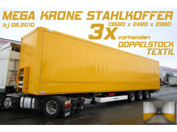 Koffer Auflieger Krone SD 27/ STAHLKOFFER /TEXTIL / DOPPELSTOCK / MEGA: das Bild 1