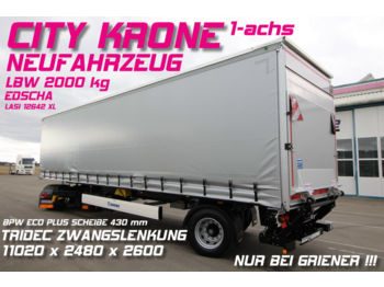 Planenauflieger Krone SEP 10/CITY GARDINE LBW 2000 kg DAUTEL TRIDEC !!: das Bild 1