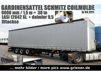 Planenauflieger Schmitz Cargobull SCS 24/ CEB / COILMULDE 9000 mm / LASI 12642 XL: das Bild 1