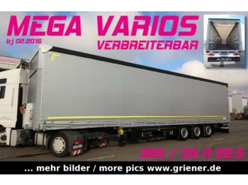 Planenauflieger Schmitz Cargobull SCS 24/MB VARIOS MEGA 2,75- 3,05 /VERBREITERBAR: das Bild 1
