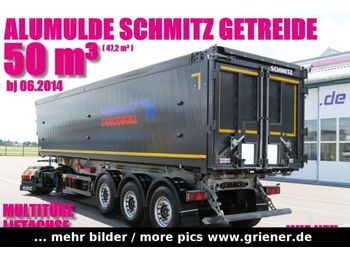 Kipper Auflieger Schmitz Cargobull SKI 24/ 50 m³ ALUMULDE /MULTITÜRE /GETREIDE !!!!: das Bild 1