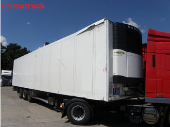 Kühlkoffer Auflieger Schmitz Cargobull SKO24 Unfall, + Carrier Vector 1800: das Bild 1