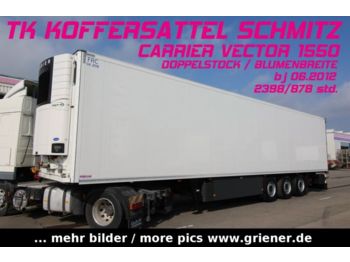 Kühlkoffer Auflieger Schmitz Cargobull SKO 24/BLUMENBREITE/DOPPELSTOCK /CAR VECTOR 1550: das Bild 1