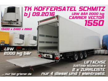 Kühlkoffer Auflieger Schmitz Cargobull SKO 24/ FP60 LBW 2000 kg / CARRIER VECTOR 1550: das Bild 1