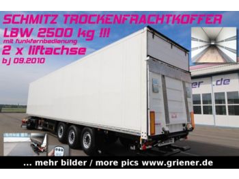 Koffer Auflieger Schmitz Cargobull SKO 24/LBW 2500 kg /2x LIFTACHSE /2 x ZURRLEISTE: das Bild 1