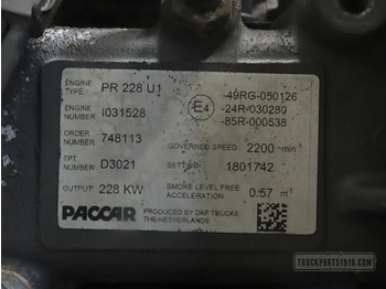 DAF 1821694 | Motor PR228 U1 Euro5 - Motor für LKW: das Bild 3