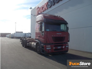 Containerwagen/ Wechselfahrgestell LKW Iveco AS 260/ 420: das Bild 1