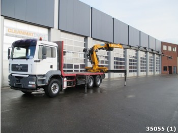 Pritsche LKW MAN TGA 33.430 6x4 with Effer 34 ton/meter crane: das Bild 1