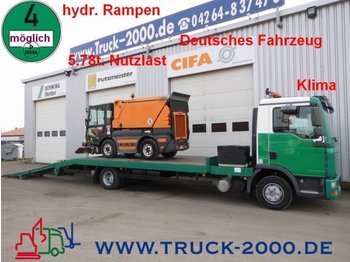 Autotransporter LKW MAN TGL12.210 Spezial Baumaschinen*hydrRampen5,8t.NL: das Bild 1