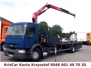 Pritsche LKW Renault Premium 270.19 Platform HDS Crane Kran: das Bild 1