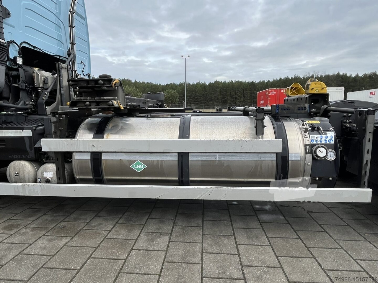 Containerwagen/ Wechselfahrgestell LKW Volvo FH 460 Globe LNG/Multiwechsler/Liftachse: das Bild 8