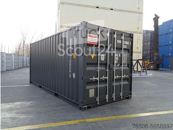 20FT Seecontainer RAL7016 Anthrazitgrau neuwertig - Seecontainer: das Bild 1