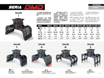 Greifer für Baumaschine DEMOQ DMD 45 S Hydraulic Polyp -grab 130 kg: das Bild 5