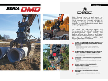 Greifer für Baumaschine DEMOQ DMD 45 S Hydraulic Polyp -grab 130 kg: das Bild 4