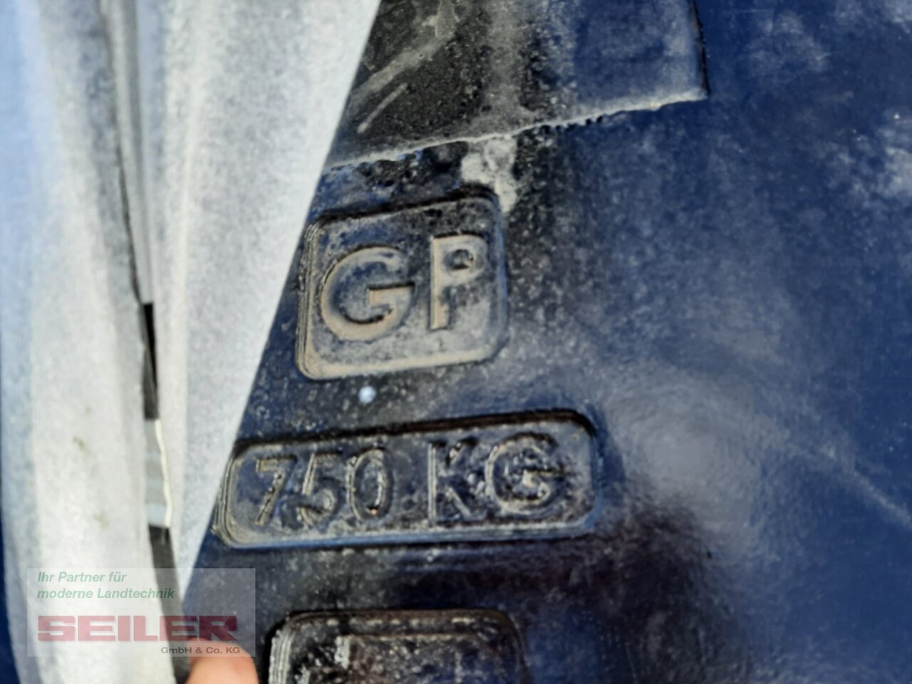 Gegengewicht für Landmaschine Frans Pateer 750 kg GP: das Bild 11