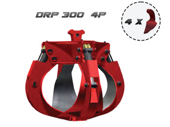 DEMOQ DRP300 4P Hydraulic Polyp -grab 400 kg - Greifer