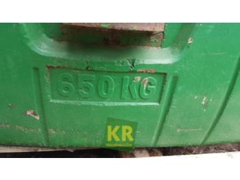 Gegengewicht für Landmaschine Pateer 650 kg beton - 2: das Bild 1