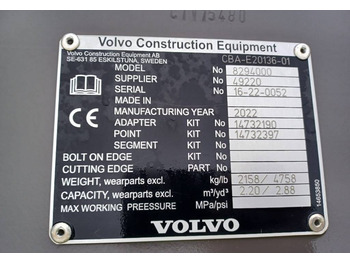 Schaufel für Baumaschine Volvo CAZO EC 380 E EC350: das Bild 3