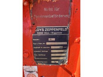 Seilwinde Zeppenfeld K 74  Lastentransportwinde: das Bild 1