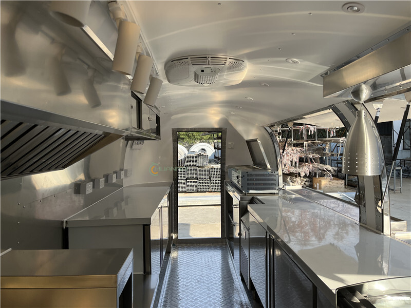 Verkaufsanhänger COC Airstream Fast Food Truck,Coffee Food Trailers: das Bild 14