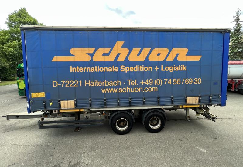 Container/ Wechselfahrgestell Anhänger System Trailers BDF Lafette ZA 18 Jumbo