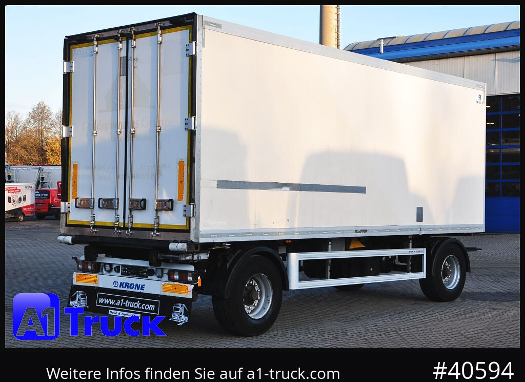 Koffer Anhänger KRONE Koffer ISO, stark isoliert ehemaliger Kühlkoffer, Aluboden