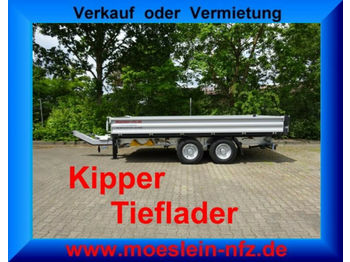 Kipper Anhänger Möslein  Tandem Kipper Tieflader-- Neufahrzeug --: das Bild 1