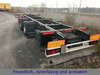 Container/ Wechselfahrgestell Anhänger Schmitz Cargobull GOTHA ZWF 18 * BDF * TANDEM * SAF-ACHSEN *: das Bild 1