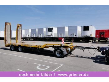 Tieflader Anhänger Schwarzmüller TÜ 30/100 8200 mm BLATT / FEDERRAMPEN BAGGER: das Bild 1