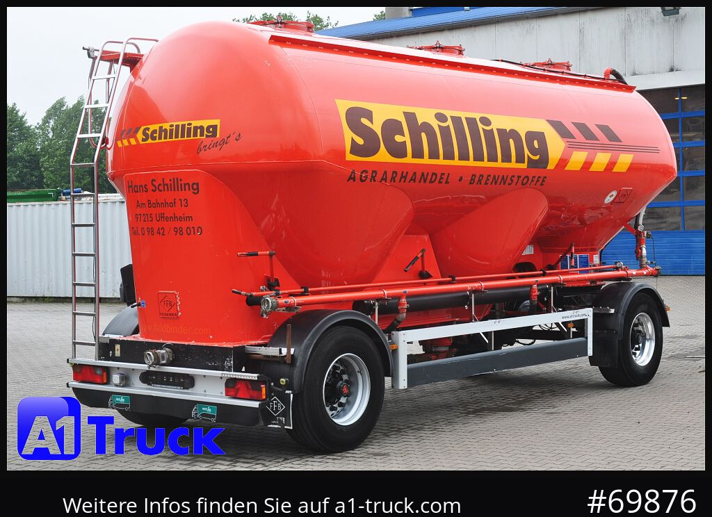 Tankanhänger FELDBINDER HEUT 31.2 Silo, Futtermittel, 31m³, 3 Kammern,
