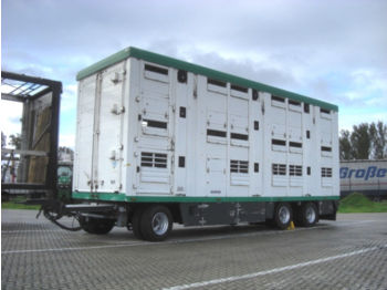 MENKE-JANZEN TFA 24 / 3 Stock / 3 Achsen  - Tiertransporter Anhänger