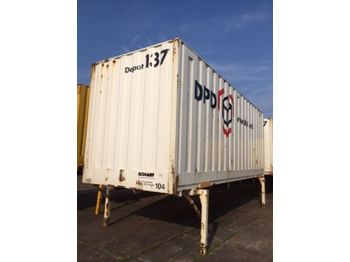 Container/ Wechselfahrgestell Anhänger Zandt BDF-System 7.450 mm lang mit Alu-Rolltor: das Bild 1