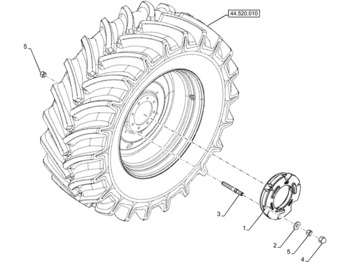 NEW HOLLAND Gegengewicht