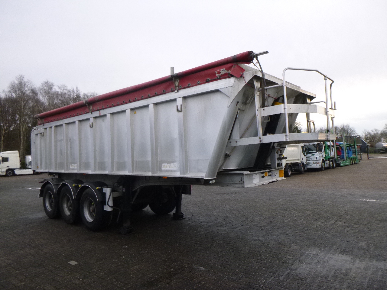 Kipper Auflieger Benalu Tipper trailer alu 26 m3: das Bild 2
