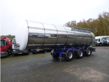Tankauflieger Für die Beförderung von Lebensmittel Burg Food (milk) tank inox 36 m3 / 1 comp + pump / hose reel: das Bild 1