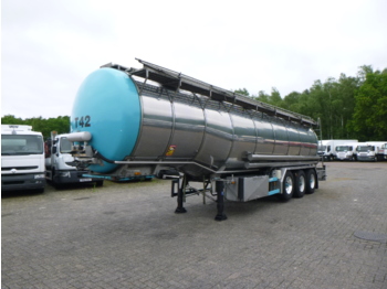 Tankauflieger Für die Beförderung von Lebensmittel Burg Food tank inox 32.5 m3 / 3 comp + pump: das Bild 1
