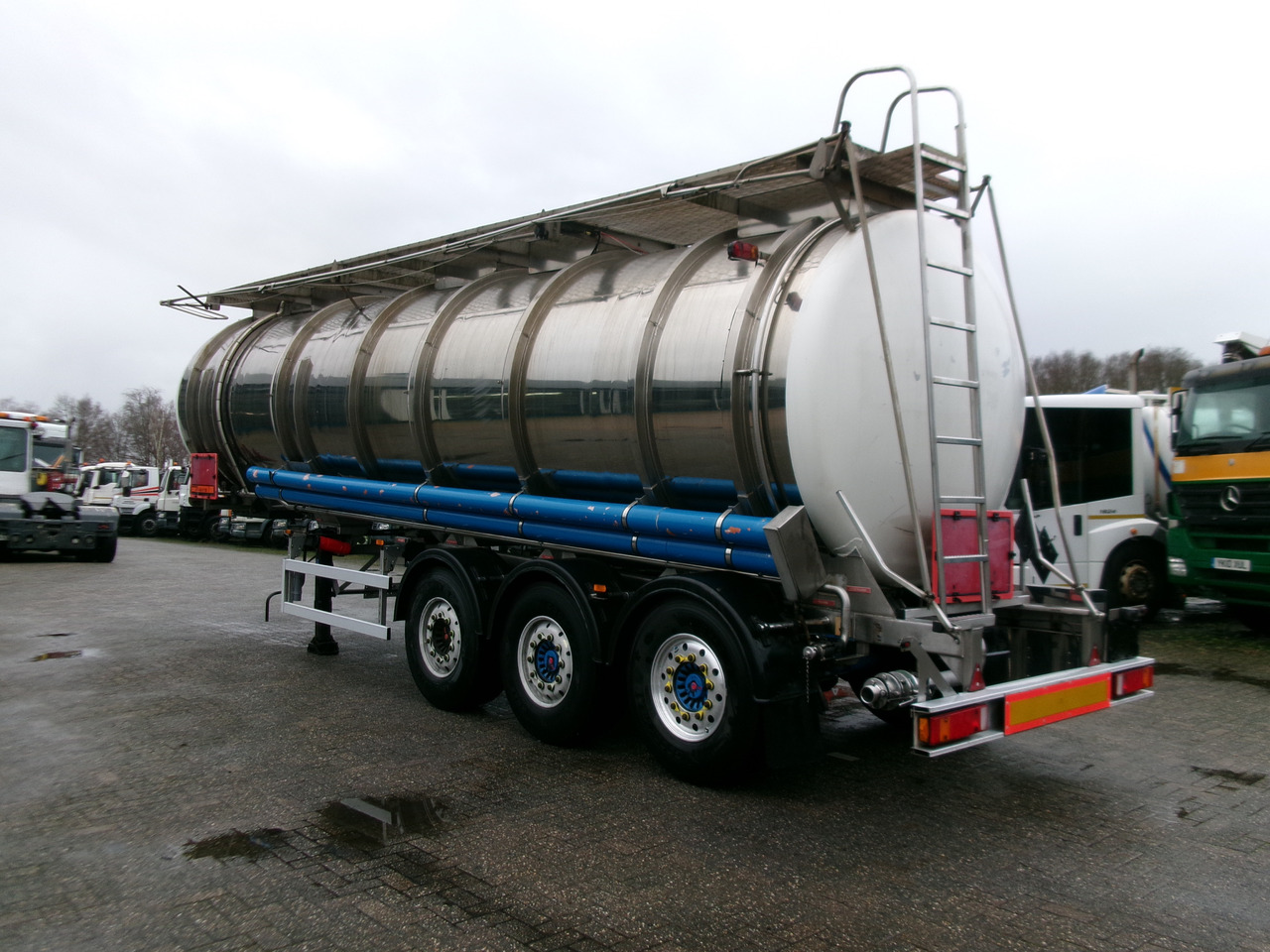 Tankauflieger Für die Beförderung von Chemikalien Clayton Chemical tank inox 37.5 m3 / 1 comp: das Bild 3
