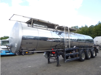 Tankauflieger Für die Beförderung von Lebensmittel Clayton Food tank inox 23.5 m3 / 1 comp + pump: das Bild 1