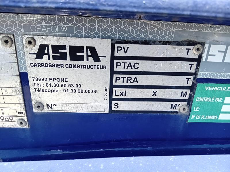 Container/ Wechselfahrgestell Auflieger Asca