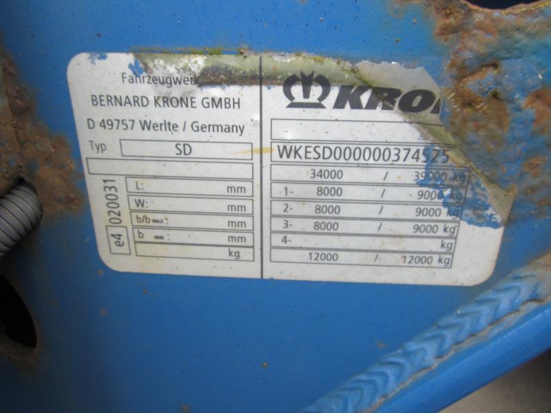 Container/ Wechselfahrgestell Auflieger Krone