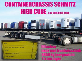 Schmitz SCF 24 G / HIGH CUBE 20/30/40/45 2x vorhanden - Container/ Wechselfahrgestell Auflieger