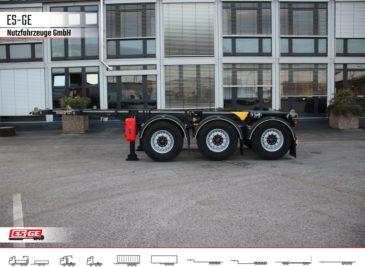 Container/ Wechselfahrgestell Auflieger Wielton Containerchassis 20ft