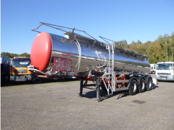 Tankauflieger Für die Beförderung von Chemikalien Crane Fruehauf Chemical tank inox 18.5 m3 / 1 comp: das Bild 1