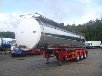 Tankauflieger Für die Beförderung von Chemikalien Crane Fruehauf Chemical tank inox 30 m3 / 1 comp: das Bild 1