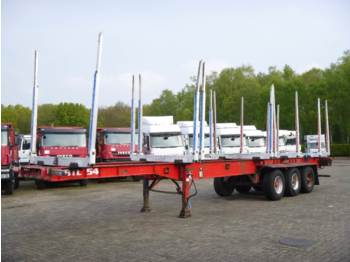 Pritschenauflieger/ Plattformauflieger Dennison 3-axle wood trailer 13.6 m: das Bild 1