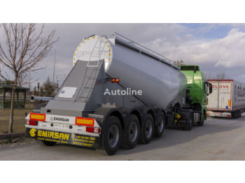 Tankauflieger Für die Beförderung von Zement EMIRSAN 4 Axle Cement Tanker Trailer: das Bild 1
